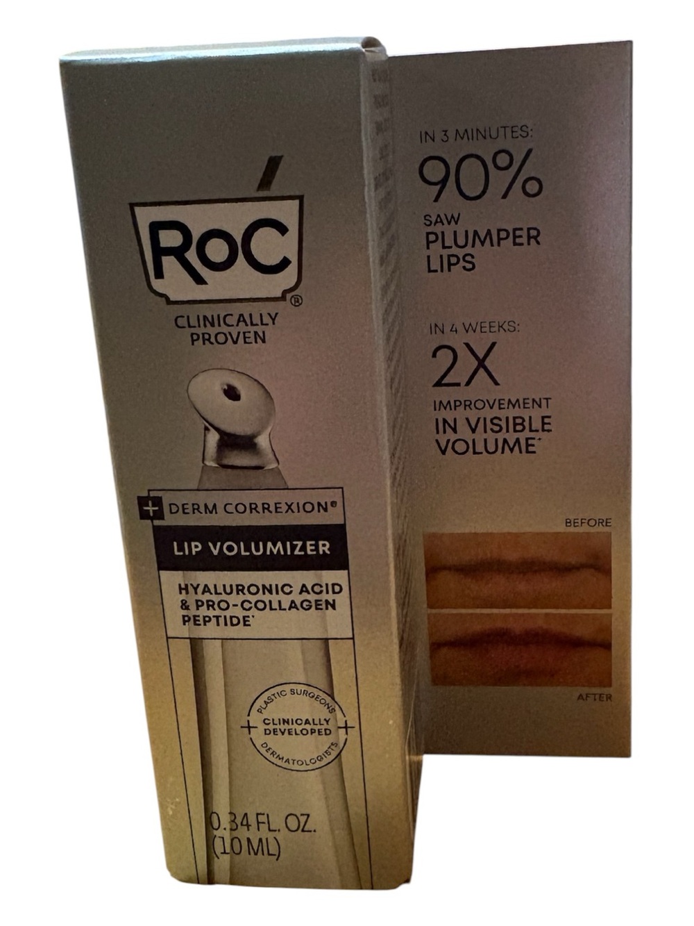 RoC Lip Volumizer Hyaluronic Acid Lip Plumper - Silver